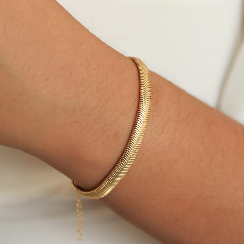 Pulseira Simone Dourada - comprar online