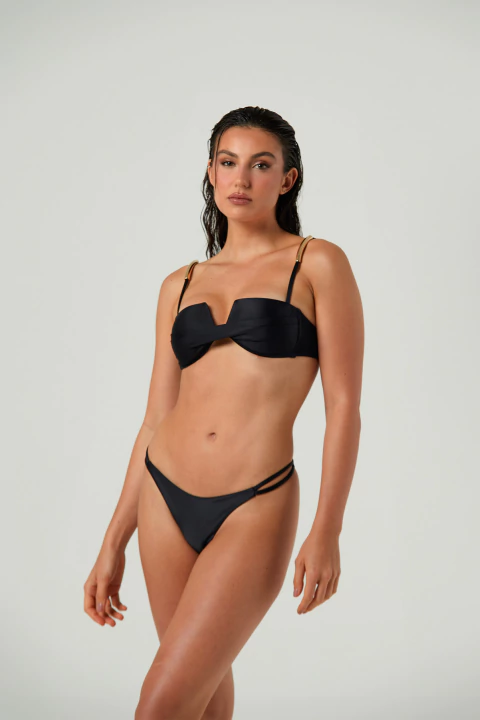 Calcinha de Biquini Fio - Preto Profundo - comprar online