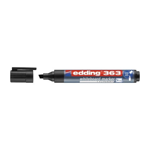 Marcador Borrable Recargable E-363 Negro Edding