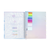 CUADERNO ARGOLLADO DURABOOK ANIMAL BOOK GRANDE 175 HOJAS 7 MATERIAS CUADRICULADO - tienda en línea