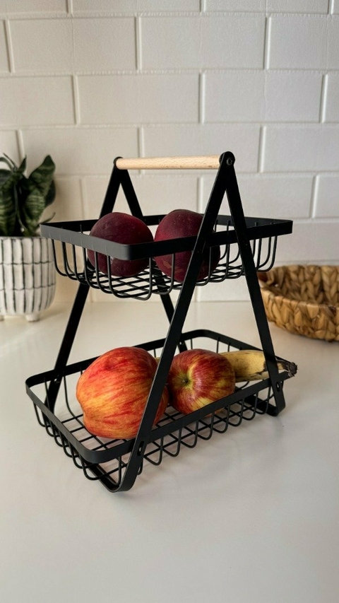 CANASTA-FRUTERA 2 PISOS DARA - comprar online