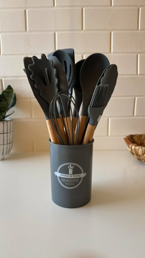 SET UTENSILIOS 12 PIEZAS DAKOTA GRIS - comprar online