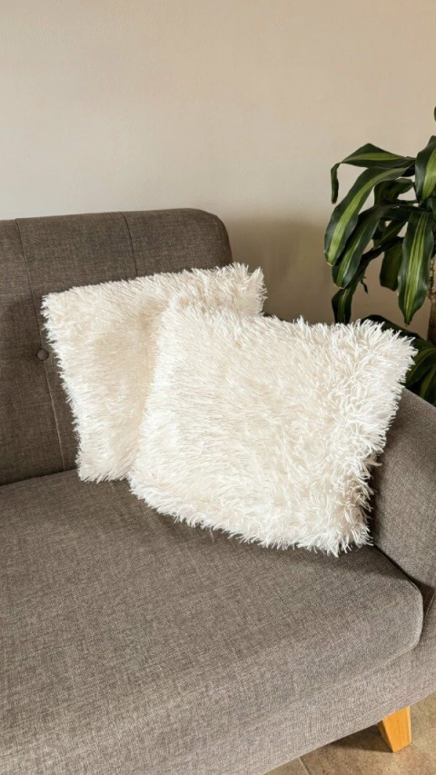 SET x2 FUNDAS ALMOHADÓN BEGONIA BLANCO - comprar online