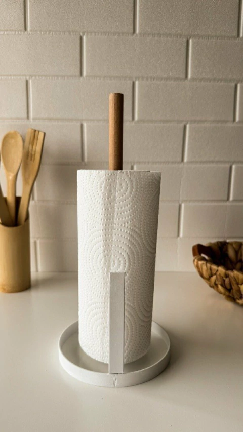 PORTA ROLLO DE COCINA FEDRA BLANCO - comprar online