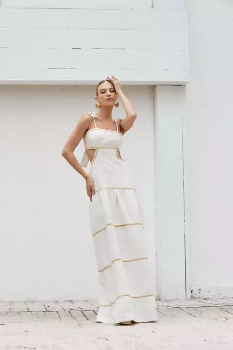 Vestido Caraíva Areia - comprar online