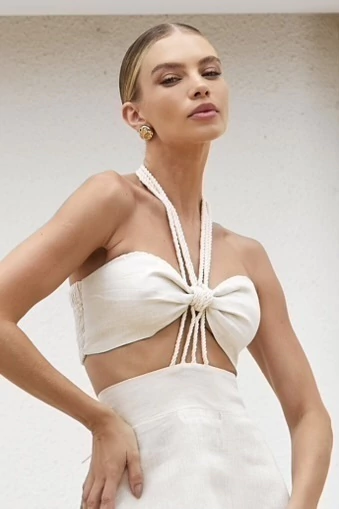 Vestido Noronha Areia