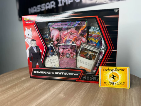 TEAM ROCKET MEWTWO EX BOX