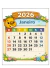 CALENDÁRIO MÊS A MÊS , TEMA CAPIVARA na internet