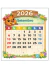 CALENDÁRIO MÊS A MÊS , TEMA CAPIVARA - loja online