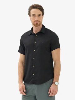 Camisa Casual Linho Mc Acostamento