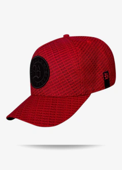 Boné Snapback Follow Perfect Sublimado Vermelho Blck