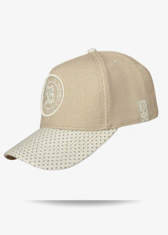 Boné Strapback Bege Follow Aba Perfored Blck
