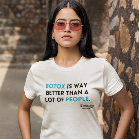 Camisa Botox is Better - Azul - comprar online