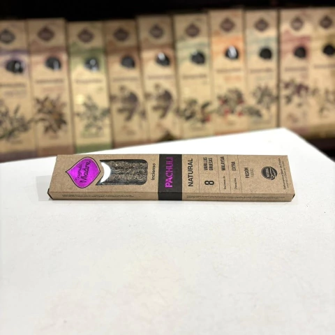 Sahumerio linea natural pachuli x8 - comprar online