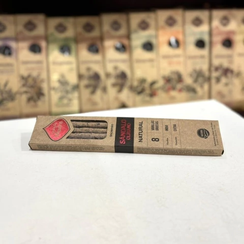 Sahumerio linea natural sandalo x8 - comprar online