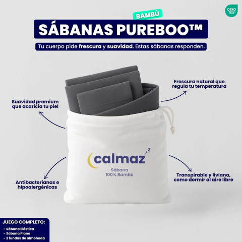 Sábanas PureBoo™ – Bambú 100% Natural - comprar online