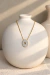 Colar Personalizáveis Dourado e Couro Cinza - loja online