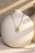 Colar Personalizáveis Dourado e Couro Cinza na internet