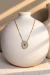 Colar Personalizáveis Dourado e Couro Rose