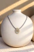 Imagem do Colar Personalizáveis Dourado e Couro Cinza