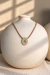 Colar Personalizáveis Dourado e Couro Rose - comprar online
