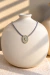 Colar Personalizáveis Dourado e Couro Cinza - Complemento