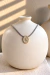 Colar Personalizáveis Dourado e Couro Cinza - comprar online