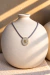Colar Personalizáveis Dourado e Couro Cinza - Complemento