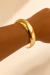 Bracelete Glam Liso Dourado