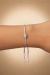 Pulseira Fio Cetim Zircônias Dourado