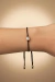 Pulseira Fio Cetim Zircônias Dourado - comprar online