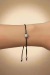Pulseira Fio Cetim Zircônias Prata - comprar online