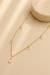 Colar Gotinhas Zircônias II Dourado - comprar online