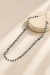 Choker Moedinhas Black Prata