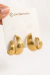 Brinco Kit Argolas Euro Dourado