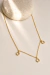 Colar Trio Zircônias Dourado - comprar online