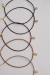 Colar Couro Ponto de Luz Dourado