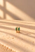 Imagem do Brinco Argolinha Colorê Solitário Dourado G
