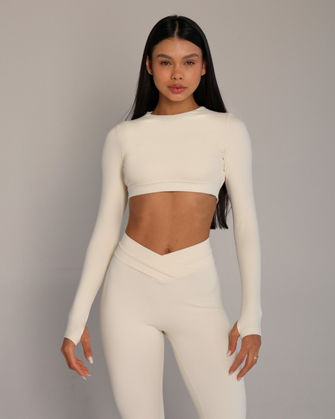 Cropped Essential Off White