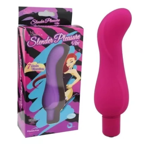 VIBRADOR PONTO G EM SILICONE COM 7 VIBRAÇÕES IMPULSE MV022