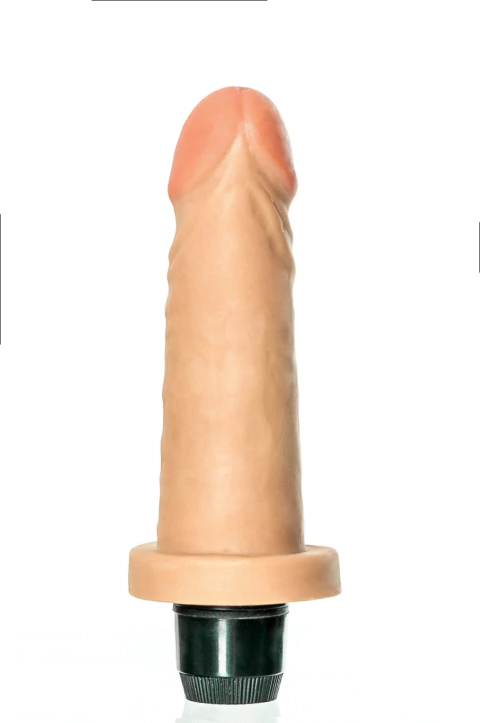 PRÓTESE JUNIOR CYBER SKIN COM VIBRADOR 14X3,6CM 716