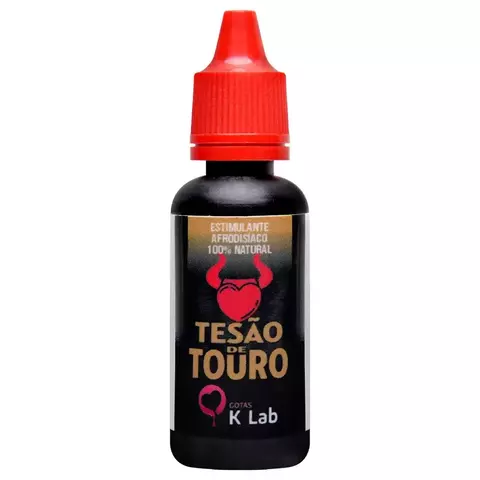 TESÃO DE TOURO GOTAS AFRODISÍACAS K LAB 20ML