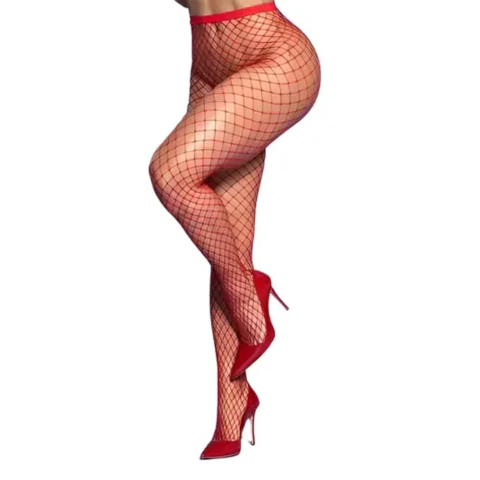 MEIA ARRASTÃO YAFFA TRAMA MÉDIA VERMELHA Y2010