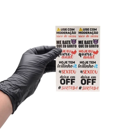 TATUAGEM TEMPORÁRIA 10 X 15 SEDUX TATU