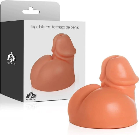 TAPA LATA EM FORMATO DE PÊNIS