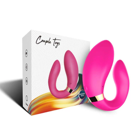 VIBRADOR PARA CASAL COM 9 MODOS DE VIBRAÇÃO E CONTROLE REMOTO CD041