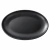 Melamina Negra Fuente Oval 35 Cm