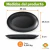 Melamina Negra Fuente Oval 35 Cm - tienda online