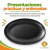 Melamina Negra Plato Oval 25 Cm - comprar online
