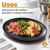 Melamina Negra Plato Oval 25 Cm en internet